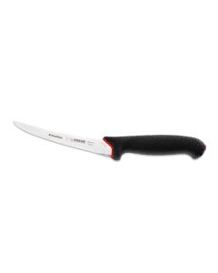 Giesser Primeline Boning Knife - Curved Stiff Blade - 15cm/6" - Black