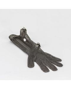 Chainextra Titanium 5 DIgit Glove with Long Cuff (S)