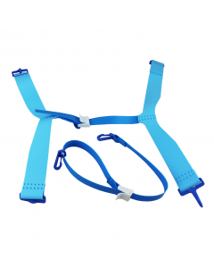 Apron Strap & Belt H blue plastic for apron 110cm