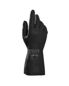 Technimix Black Rubber/Neoprene Gloves -  Size 10 - XXL