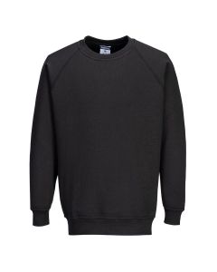 Portwest Roma Sweatshirt - Black - X Large