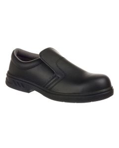 Slip On S2 SRC Safety Shoe - Black - Size 8 (UK) / 42 (EU)