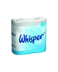 Whisper Soft 2ply Toilet Roll - 200 Sheets (10 packs of 4)