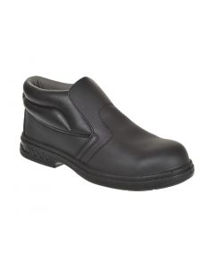 Black Slip-on Safety Boots