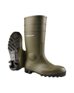 Dunlop Protomastor Full Safety Wellington Boot - Green