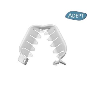 Adept Loose Beef Clips White (Pack of 2000)