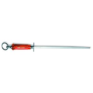 F Dick Combi Square Sharpening Steel - 30cm/12" - Red