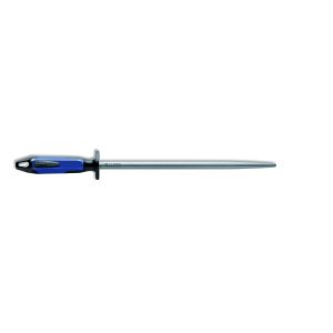 F Dick Fine Cut Round Sharpening Steel - 30cm/12" - Blue/Black