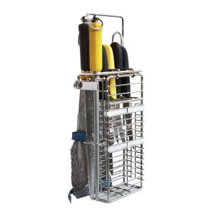 Knife Basket (4 Knives, 2 Steels, 1 Glove)