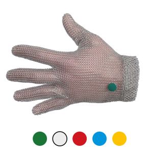 Manulatex WILCO Spring Fastening Chainmail Glove - No Cuff - Ambidextrous