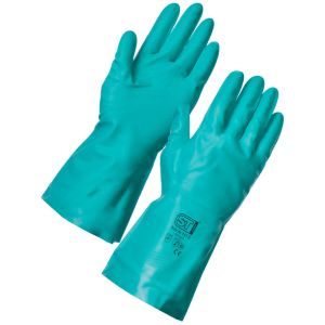 Supertouch Heavy Duty N15 Nitrile Gloves - Green