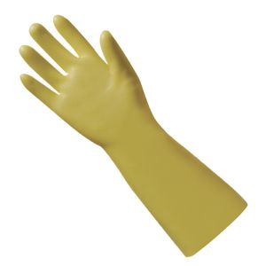 Outer Rubber Insulated Gauntlet Gloves - Size 10 (14")