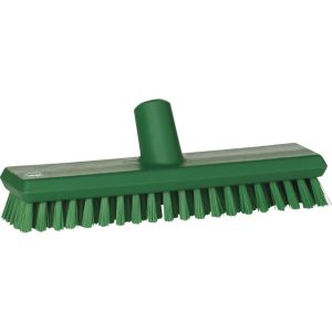 Vikan Waterfed Deck Scrub - 270mm - Very Hard - Green