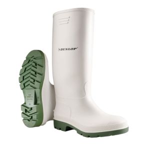 Dunlop Pricemastor Non-Safety Wellington Boot - White