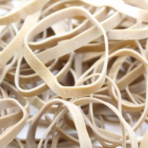 Rubber Bands 75 x 6 mm - No 63 Natural - 1lb Bag
