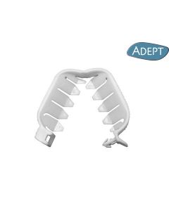 Adept Loose Beef Clips White (Pack of 2000)