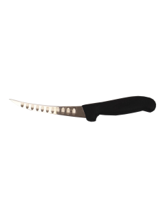 Caribou 15cm Boning Knife with Curved Rigid Scalloped Blade