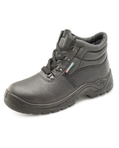 Dual Density Black Safety Boot