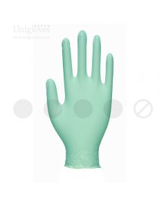 Powder Free Nitrile Gloves - Green