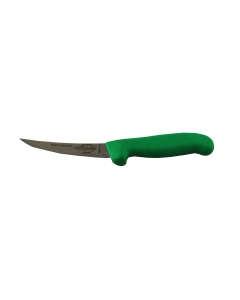Caribou 12cm Boning Knife Curved Rigid Green