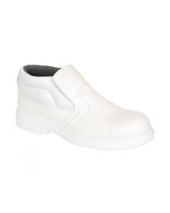 White Slip-on Safety Boots